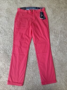 NWT Vineyard Vines Men’s Breaker Pants 30x30 Jetty Red